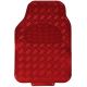 Tapis Auto CAOUTCHOUC Tuning metallise Universel Rouge